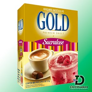 Adoçante Cx. Dietético GOLD Sucralose c/ 50 saches