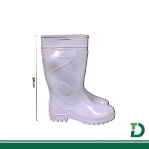 Bota De PVC Branco INNPRO Cano Longo