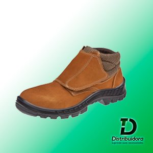 Bota de Segurança de couro e  velcro Ref: 50B26
