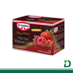 Chá de Frutas Vermelhas 30 Gramas Dr Oetker