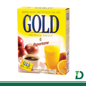 Adoçante Cx. Dietético GOLD Aspartame c/ 50 saches