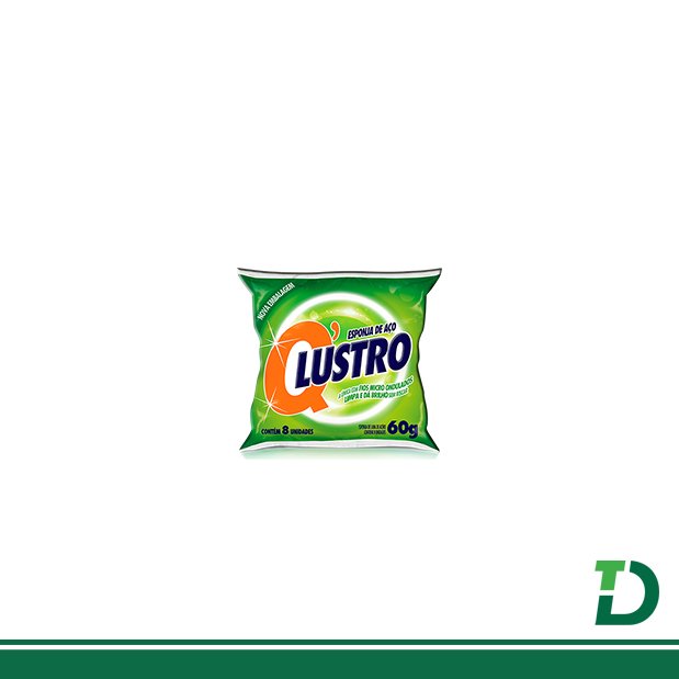 Lã de aço Q Lustro com 8 unidades