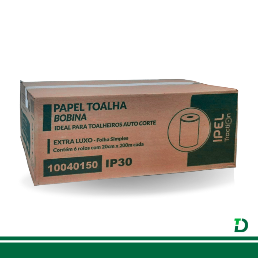 Interfolha Rolo Indaial ExtraLuxo 20cm x 200m 10040150-IP30