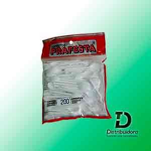 Colher Descartável Bca com 200Unid