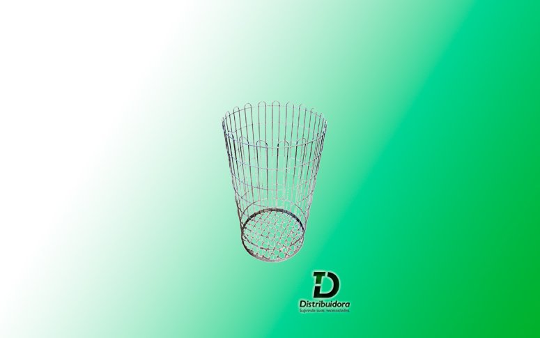 Cesto Aramado redondo p/ lixo 20 Litros JSN Ref: B2