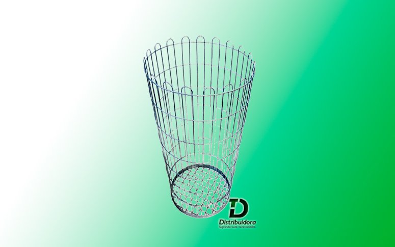 Cesto Aramado redondo p/ lixo 60 Litros JSN Ref: B4