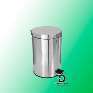 Cesto inox 12 Litros com pedal inox JSN Ref: PI12