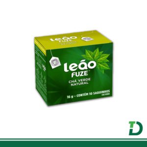Chá Matte Leão Cha verde natural Fuze - 10 sachês
