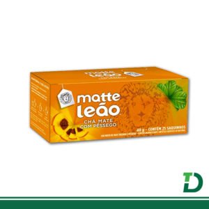 Chá Matte Leão com Pêssego - 25 sachês