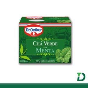 Chá Verde com Menta  22,5 Gramas Dr Oetker