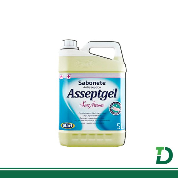 Sabonete Liquido Antisséptico Sem Aroma START 5 Litros