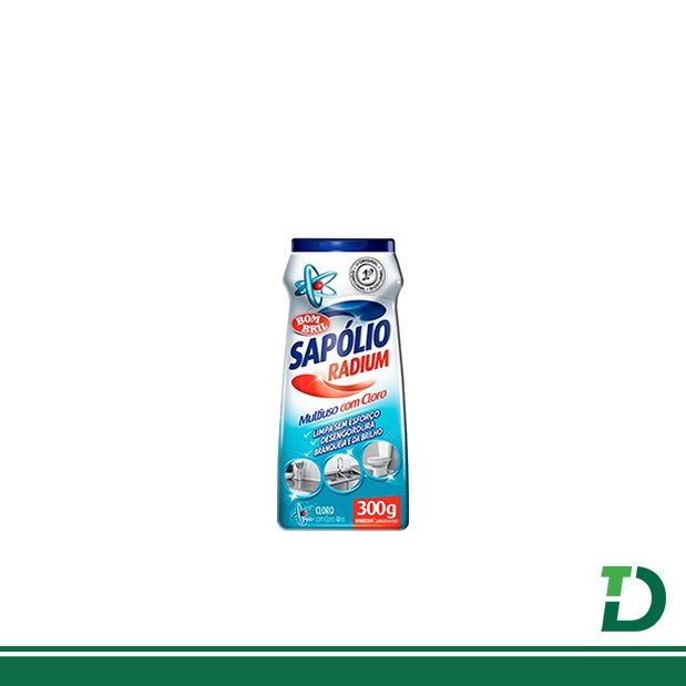 Sapolio Radium Pó Cloro Bom Bril 300ml