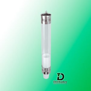 Suporte em Inox com tubo PVC  p/ copo de café 50ml JSN Ref: A4