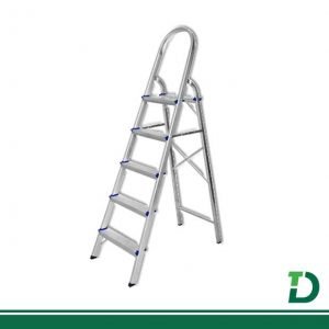 Escada de Alumínio 5 degraus Escadas Real