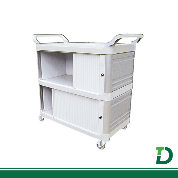 Carro Extra Triplex com fechamento lateral e portas Ref: CA3000