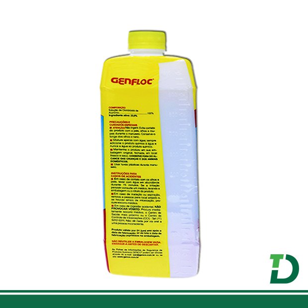 Claríficante e Auxiliar de Filtração GENFLOC GENCO 1Litro - Imagem 3