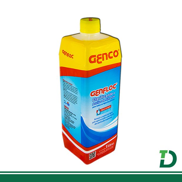 Claríficante e Auxiliar de Filtração GENFLOC GENCO 1Litro