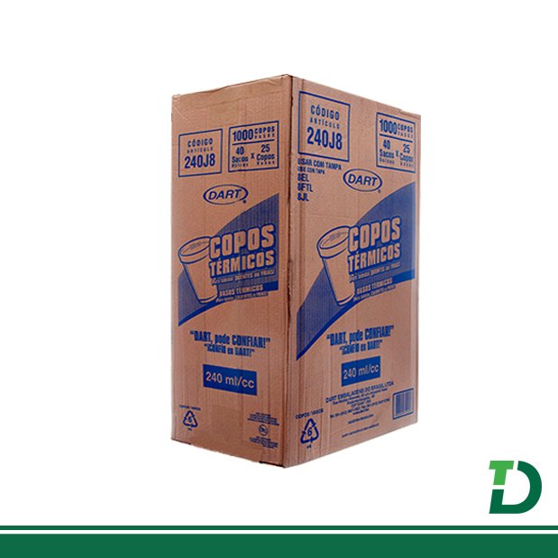 Copo de isopor 240ml Ref: 240J8