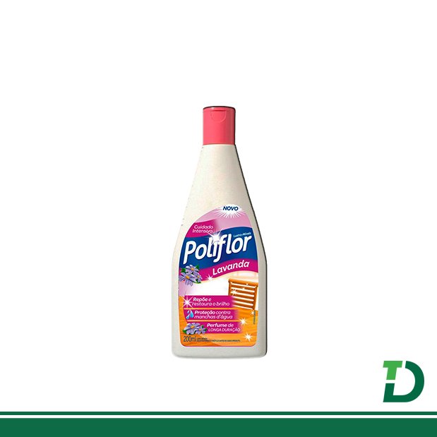 Lustra móveis Poliflor Lavanda 200ml