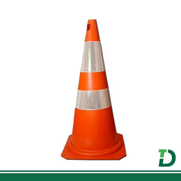 Cones 75 cm em PVC Flexível conforme norma ABNT