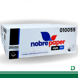 Interfolha Nobre Sryle 2D Branco 100% Celulose Virgem