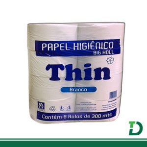 Papel Higiênico Thin Big Holl 300 Metros