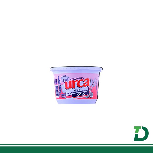 Sabão em Pasta URCA de Côco 3 em 1 500g
