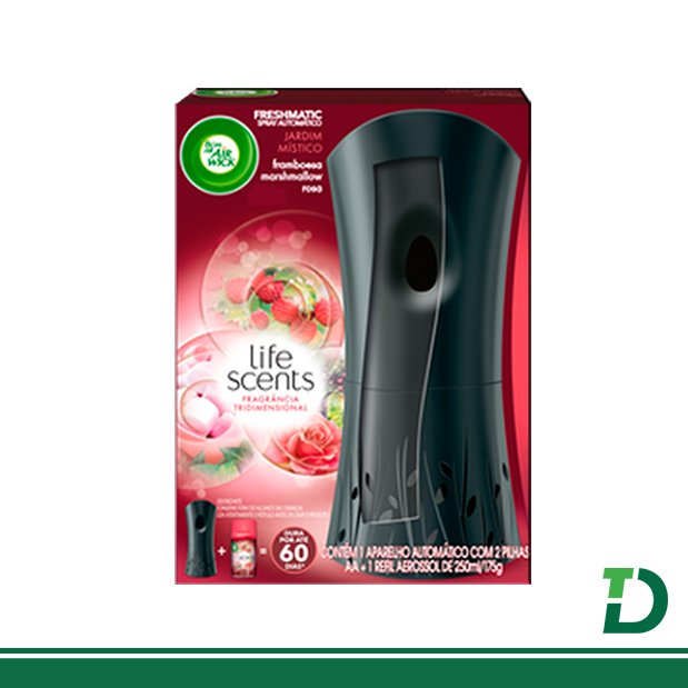 Dispensador Bom Ar Freshmatic Spray Jardim Mistico