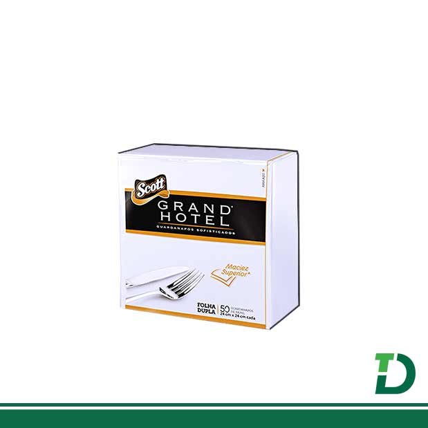 Guardanapo Grand Hotel Folha Dupla 24 X 24cm