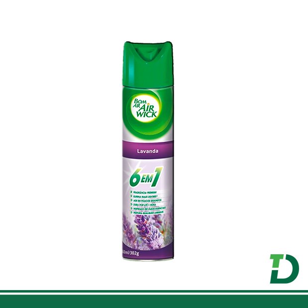 Odorizador Bom Ar Air Wick Aerossol Lavanda 360ml