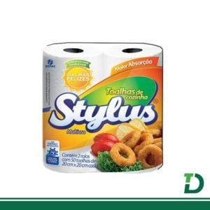 Papel Toalha Stylus c/ 2 rolos