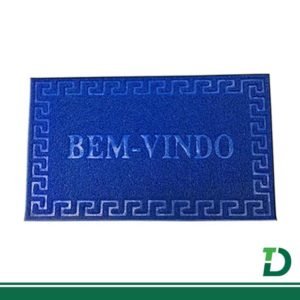 Tapete de Vinil 40cm X 60cm BEM VINDO Azul