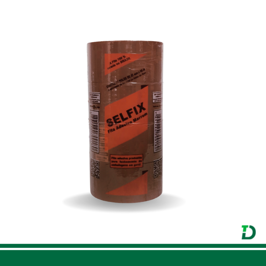 Fita Adesiva SELFIX Marrom 45 X 40mts