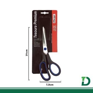 Tesoura Premium Emborrachada RADEX 21cm 