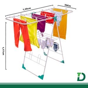 Varal de Chão em Aço pintado em Epóxi ATENAS Secalux