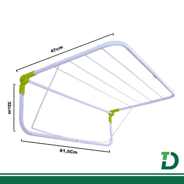 Varal de Parede MADRI Secalux
