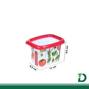 Pote de Plástico Decorado PLASÚTIL 650ml Rosca Ref:  3179