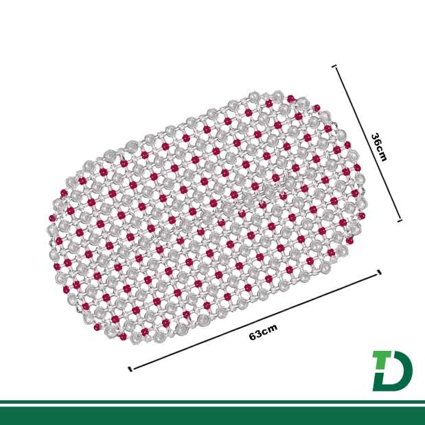 Tapete de Banho Ventosas 33cm x 35cm - Imagem 3