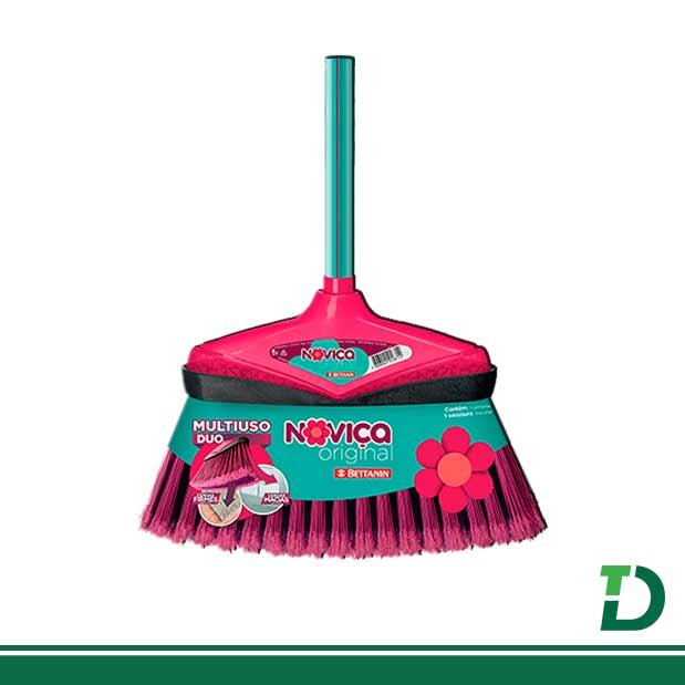 Vassoura Nylon NOVIÇA ORIGINAL BETTANIN c/ cabo