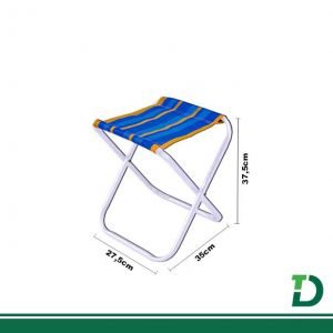 Banqueta dobrável em aço MOR Azul Ref: 6004