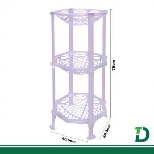 Fruteira BRASAMI C/ 3 Bandejas plástica Ref: 250