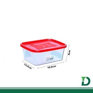 Pote Rectangular JAGUAR plástico 1,27 Litros