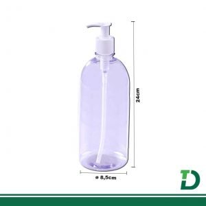 Saboneteira PUMP Transparente 1 Litro