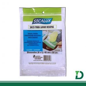 Saco de Lavar Roupas SECALUX com Cordão Ref: 0391010