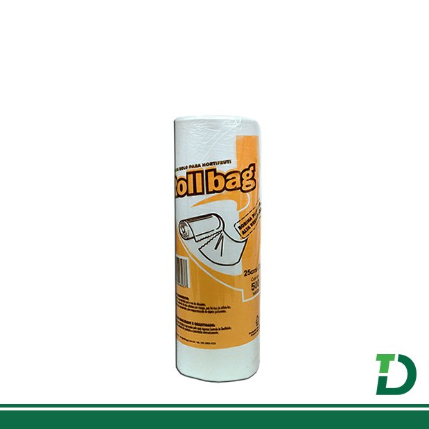 Bobina Picotada Transparente Roll Bag 25cm X 35cm c/ 500 Sacos