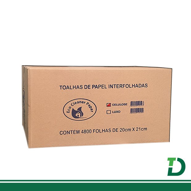 Interfolha Eco Clearner Pape 2D 100% Celulose Virgem