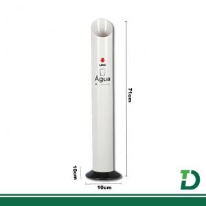 Lixeira de Copo 1 Tubo Água Branco Premisse Ref: C19755