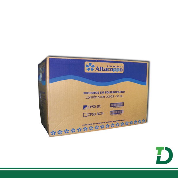 Copo Descartável Altacoppo 50ml Branco - Imagem 2