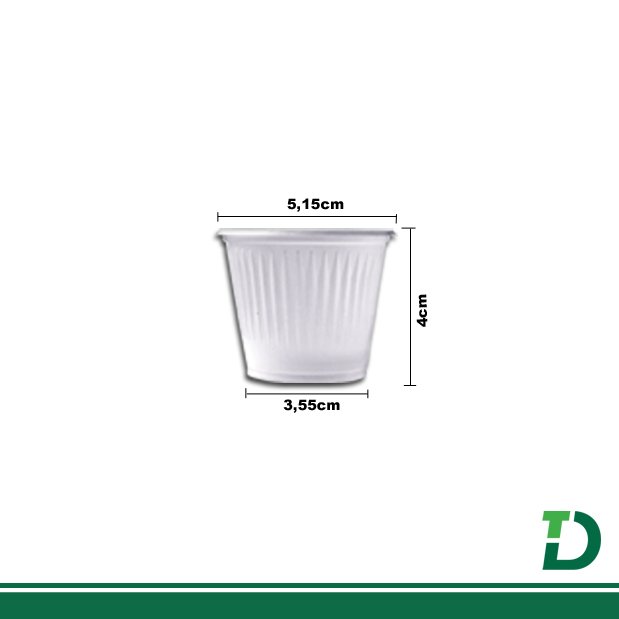 Copo Descartável Altacoppo 50ml Branco