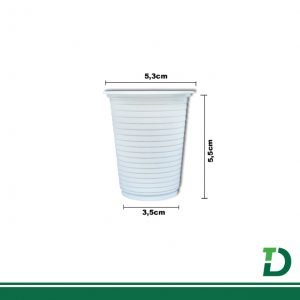 Copo Descartável 80ml Copomais Branco
